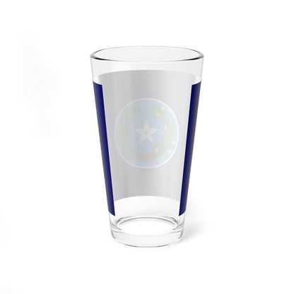 Flag of the Governor of Texas (United States) Pint Glass 16oz