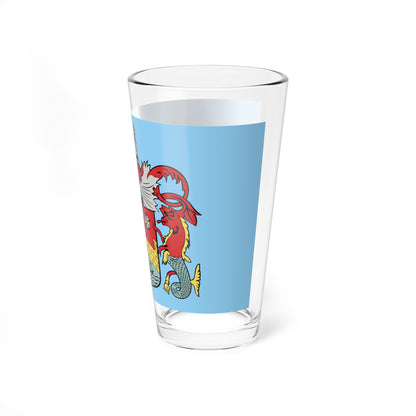 Cambridge City Council Flag (England) Pint Glass 16oz