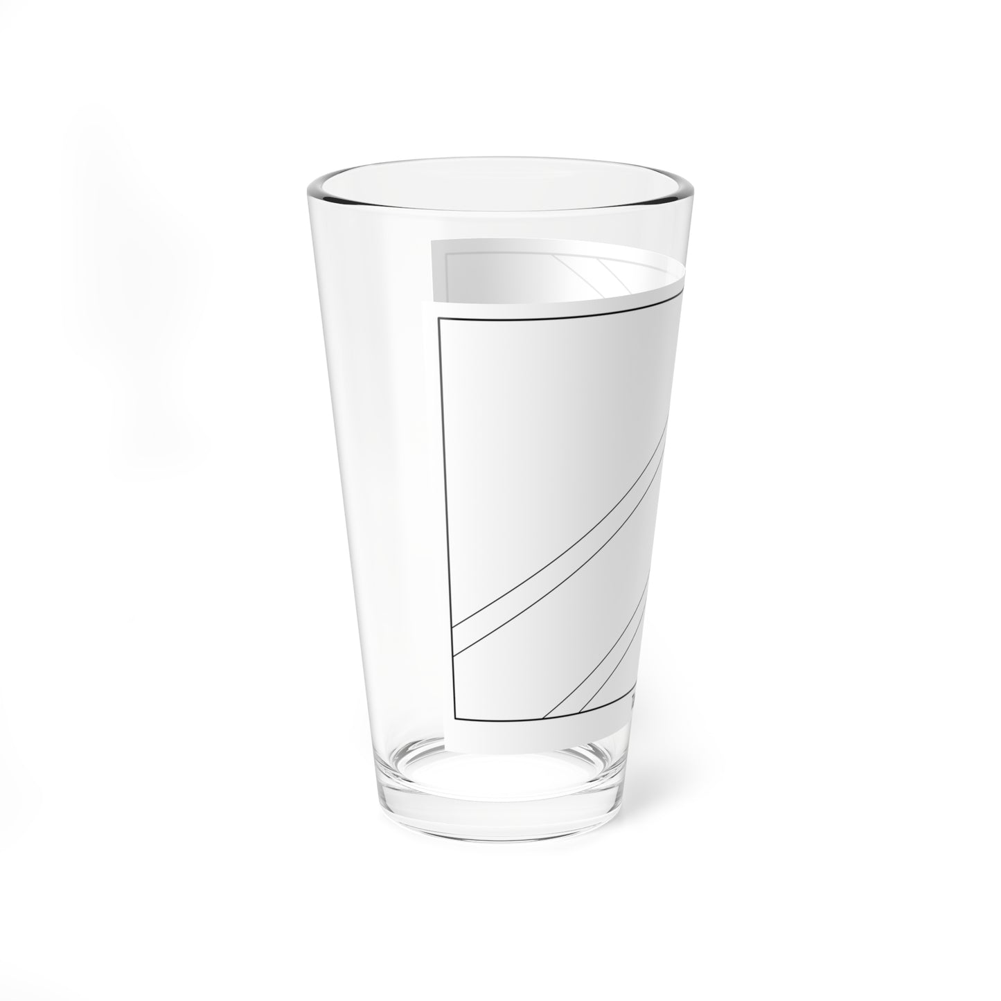 Flag of Tanzania colouring page (Tanzania) Pint Glass 16oz