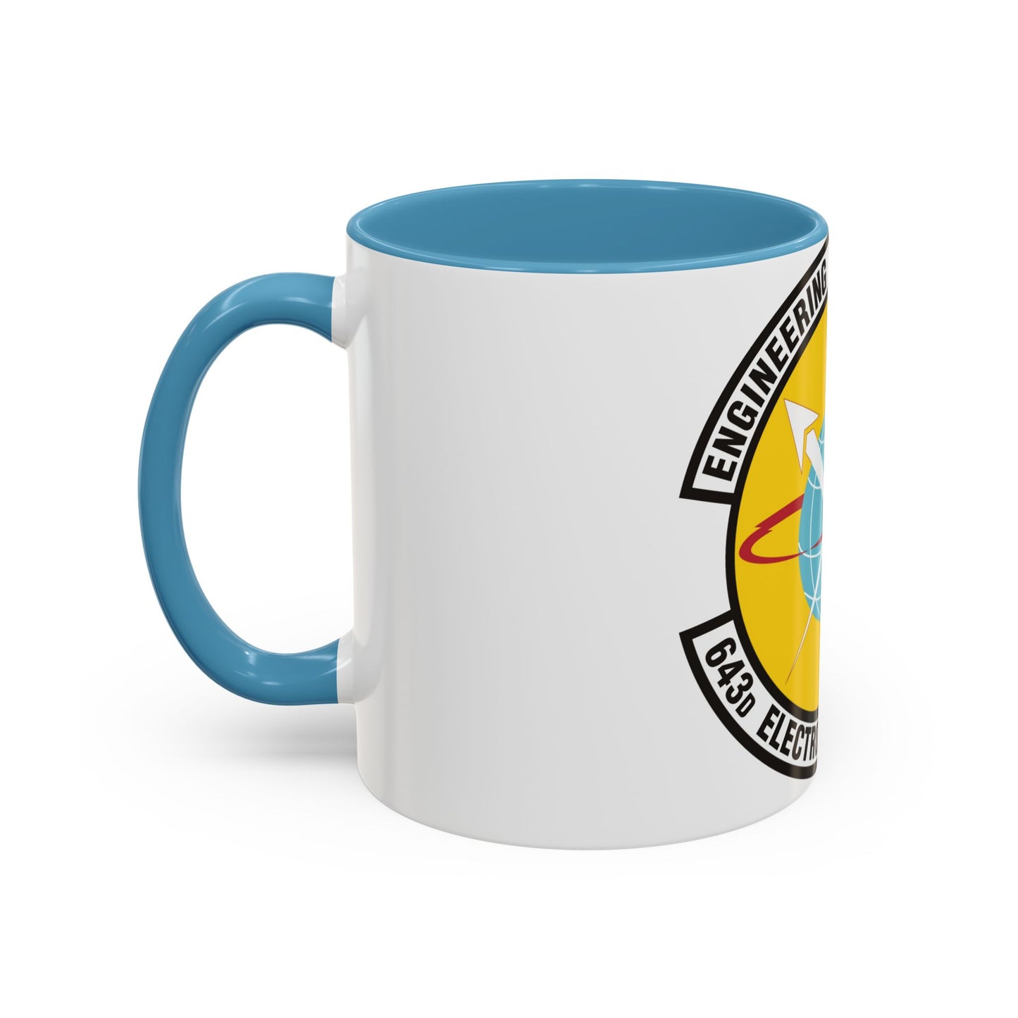 643d Electronic Systems Squadron (U.S. Air Force) Accent Coffee Mug