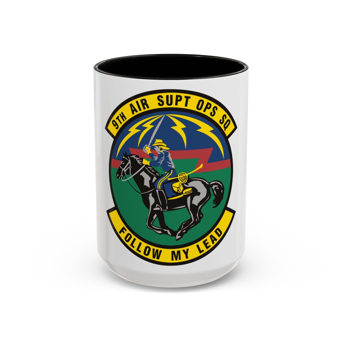 9th Air Support Operations Squadron (U.S. Air Force) Accent Coffee Mug