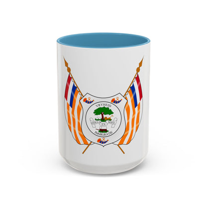 Coat of arms of the Orange Free State - Accent Coffee Mug
