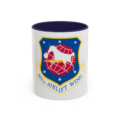 167th Airlift Wing (U.S. Air Force) Accent Coffee Mug