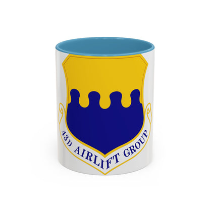 43d Airlift Group (U.S. Air Force) Accent Coffee Mug