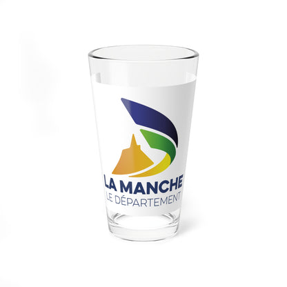 Flag of the Department of Manche (France) Pint Glass 16oz