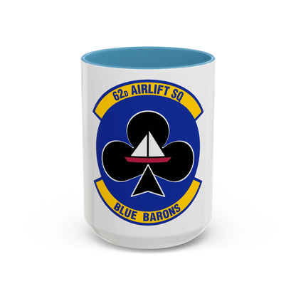 62 Airlift Squadron (U.S. Air Force) Accent Coffee Mug