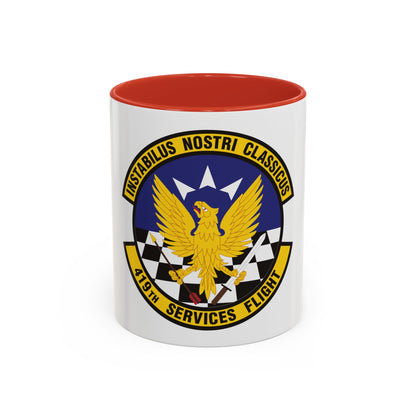 419th Services Flight (U.S. Air Force) Accent Coffee Mug