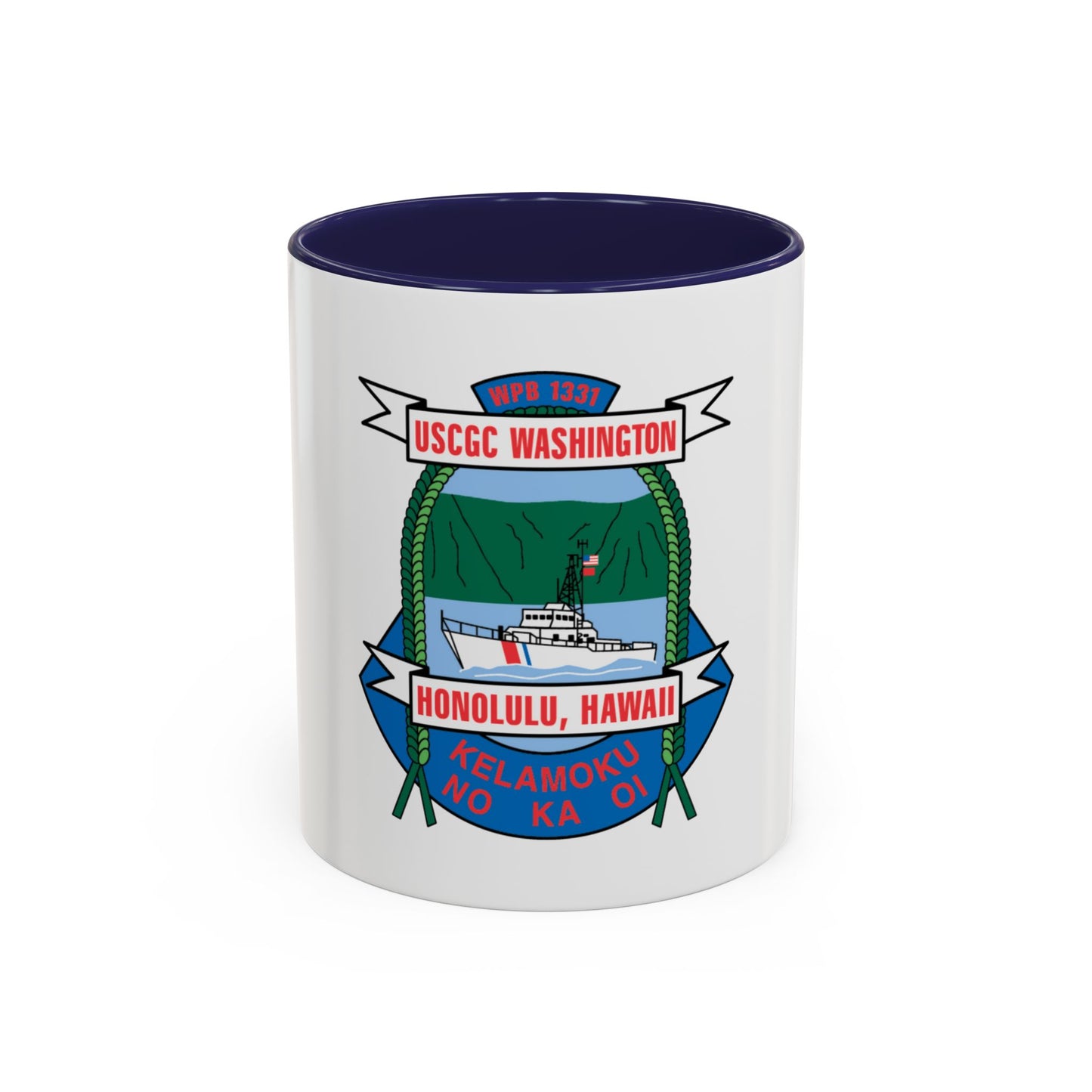 USCGC Washington WPB 1331 Honolulu Hawaii (U.S. Coast Guard) Accent Coffee Mug