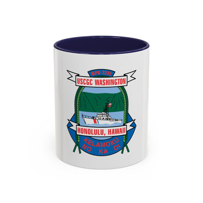 USCGC Washington WPB 1331 Honolulu Hawaii (U.S. Coast Guard) Accent Coffee Mug