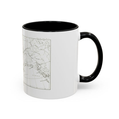 Alaska - Sketch Map (1891) (Map) Accent Coffee Mug