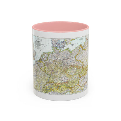 Germany and its Approaches (1944) (Map) Accent Coffee Mug