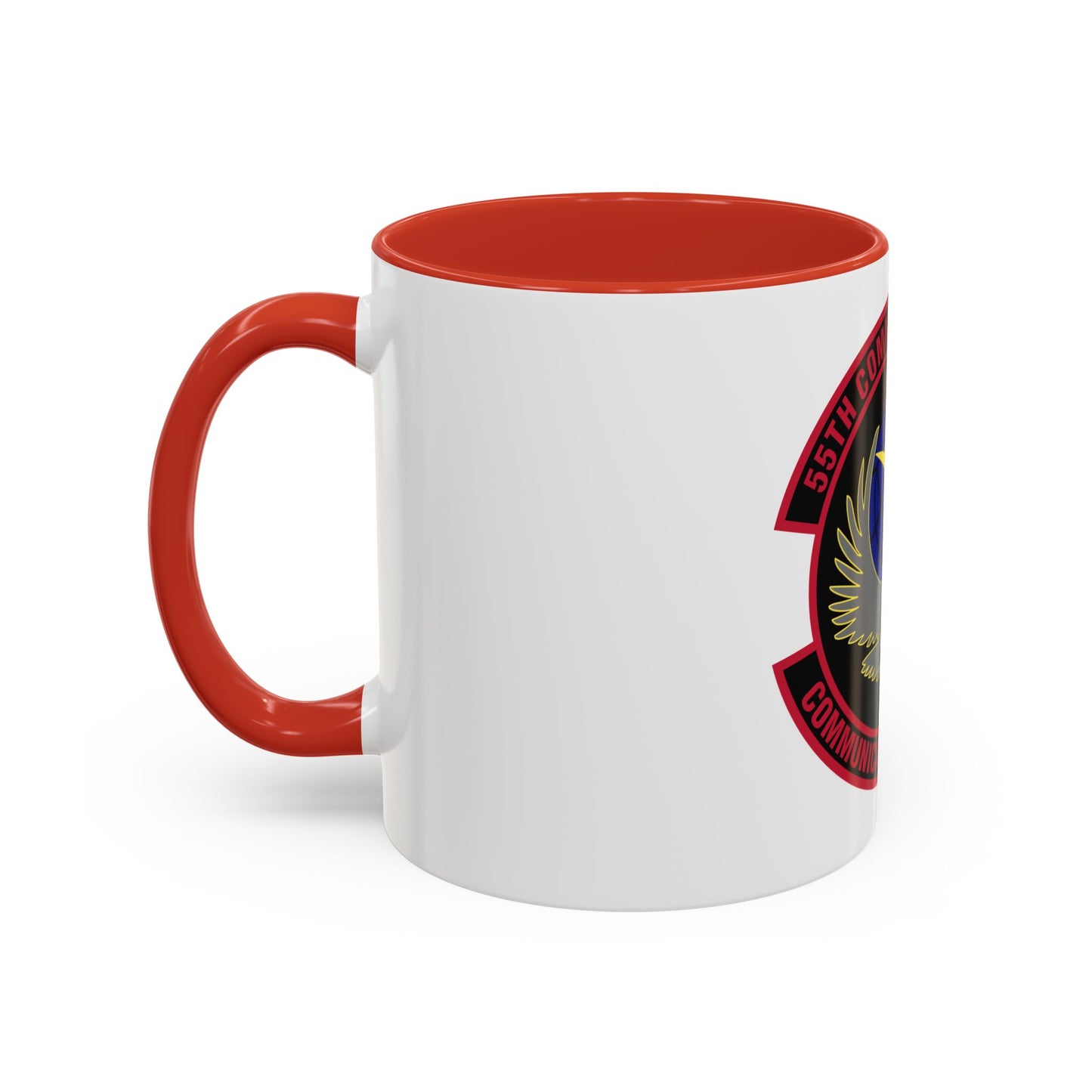 55th Communications Squadron (U.S. Air Force) Accent Coffee Mug