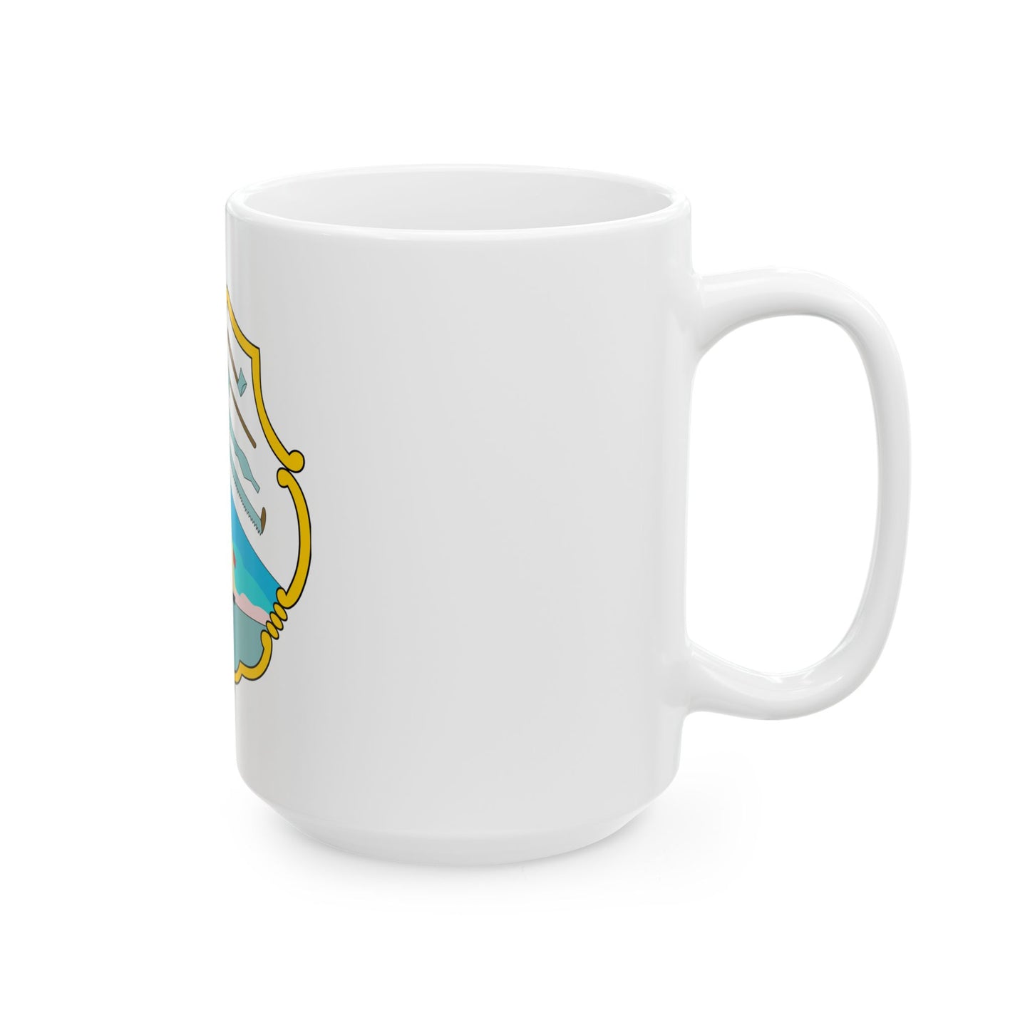 Coat of arms of British Honduras (1819-1907) - White Coffee Mug