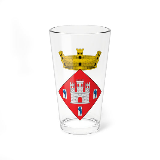 Escudo de Alfara Tarragona 2 (Spain) (Coat of Arms) Pint Glass 16oz