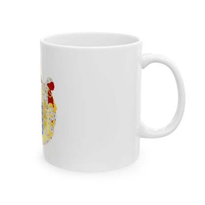 Greater coat of arms of the grand-duchy of Luxembourg - White Coffee Mug