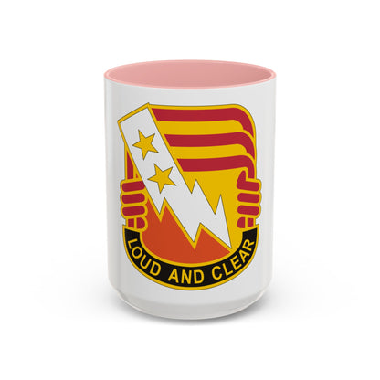 12 Signal Group (U.S. Army) Accent Coffee Mug