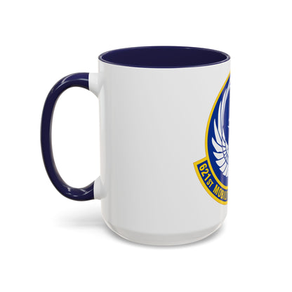 621 Mobility Support Operations Squadron AMC (U.S. Air Force) Accent Coffee Mug