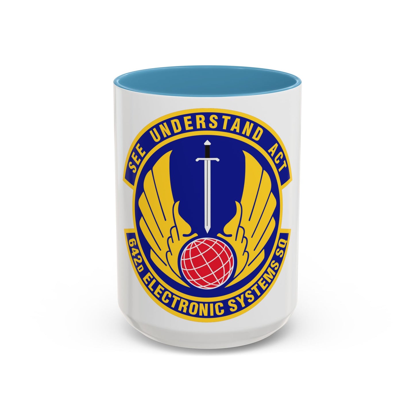 642d Electronic Systems Squadron (U.S. Air Force) Accent Coffee Mug