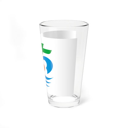 Flag of Minamisanriku Miyagi (Japan) Pint Glass 16oz