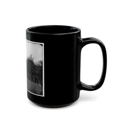 Appomattox Court House, Va. Federal Soldiers At The Courthouse (U.S. Civil War) Black Coffee Mug