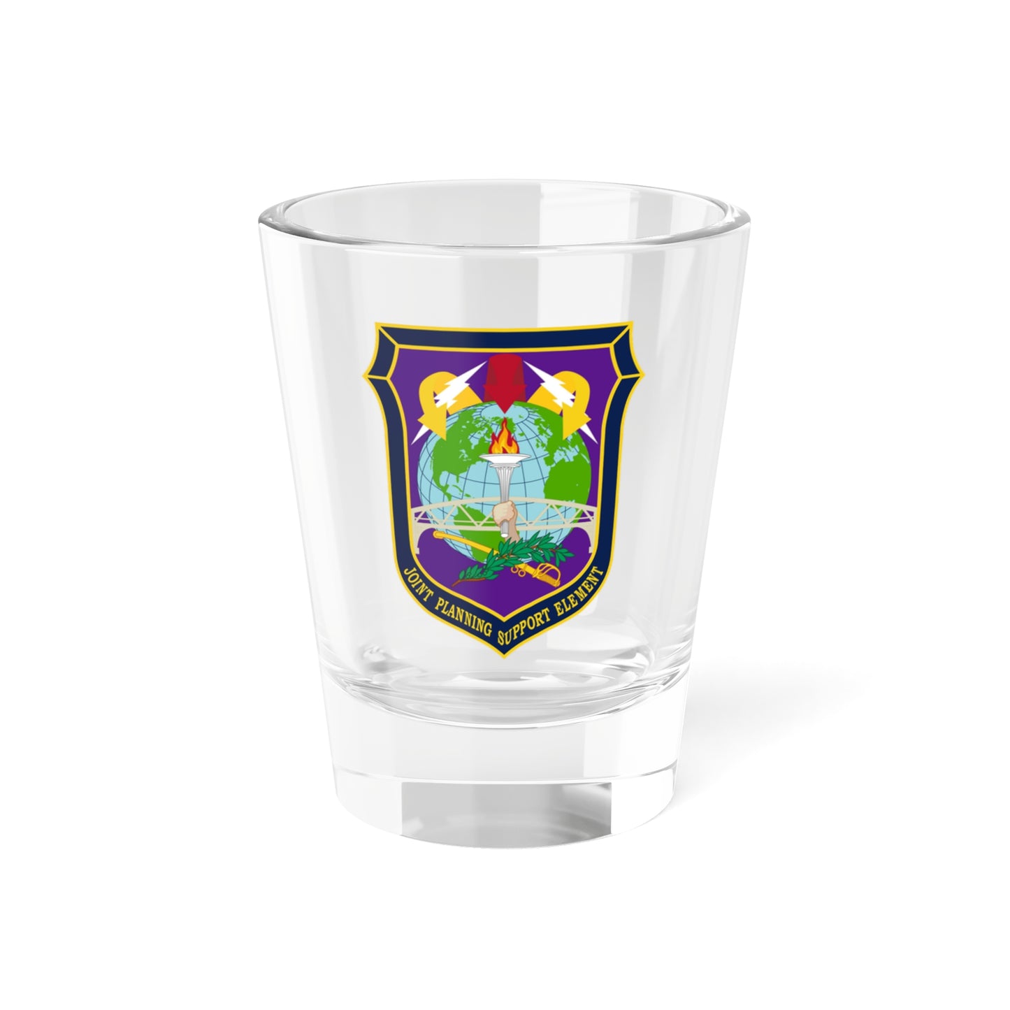 Verre à liqueur de soutien à la planification conjointe (armée américaine) 1,5 oz