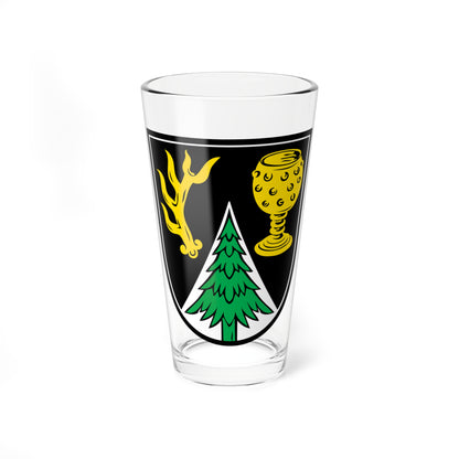 DEU Bayerisch Eisenstein COA (Germany) (Coat of Arms) Pint Glass 16oz