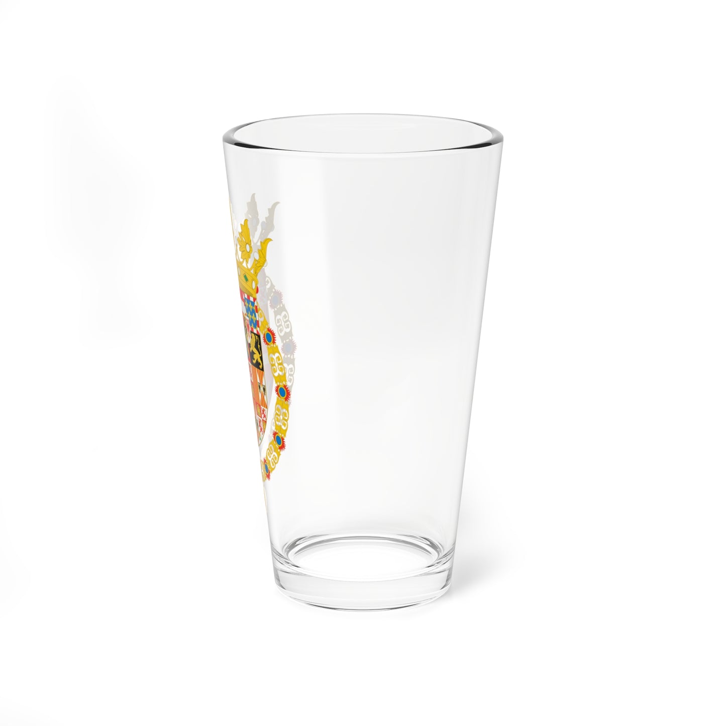 Escudo de Felipe I (Spain) (Coat of Arms) Pint Glass 16oz