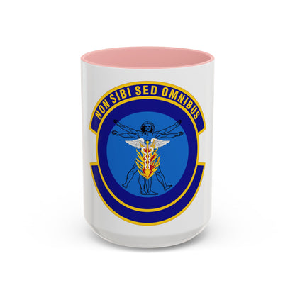 97 Operational Medical Readiness Squadron AETC (U.S. Air Force) Accent Coffee Mug