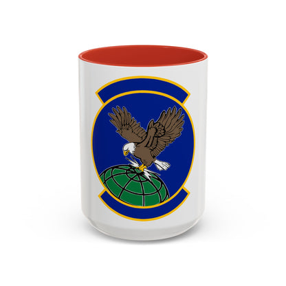 100 Aircraft Maintenance Squadron USAFE (U.S. Air Force) Accent Coffee Mug