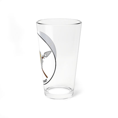 Emblem for the Danish Royal Life Guards Guard Company (Denmark) (Coat of Arms) Pint Glass 16oz