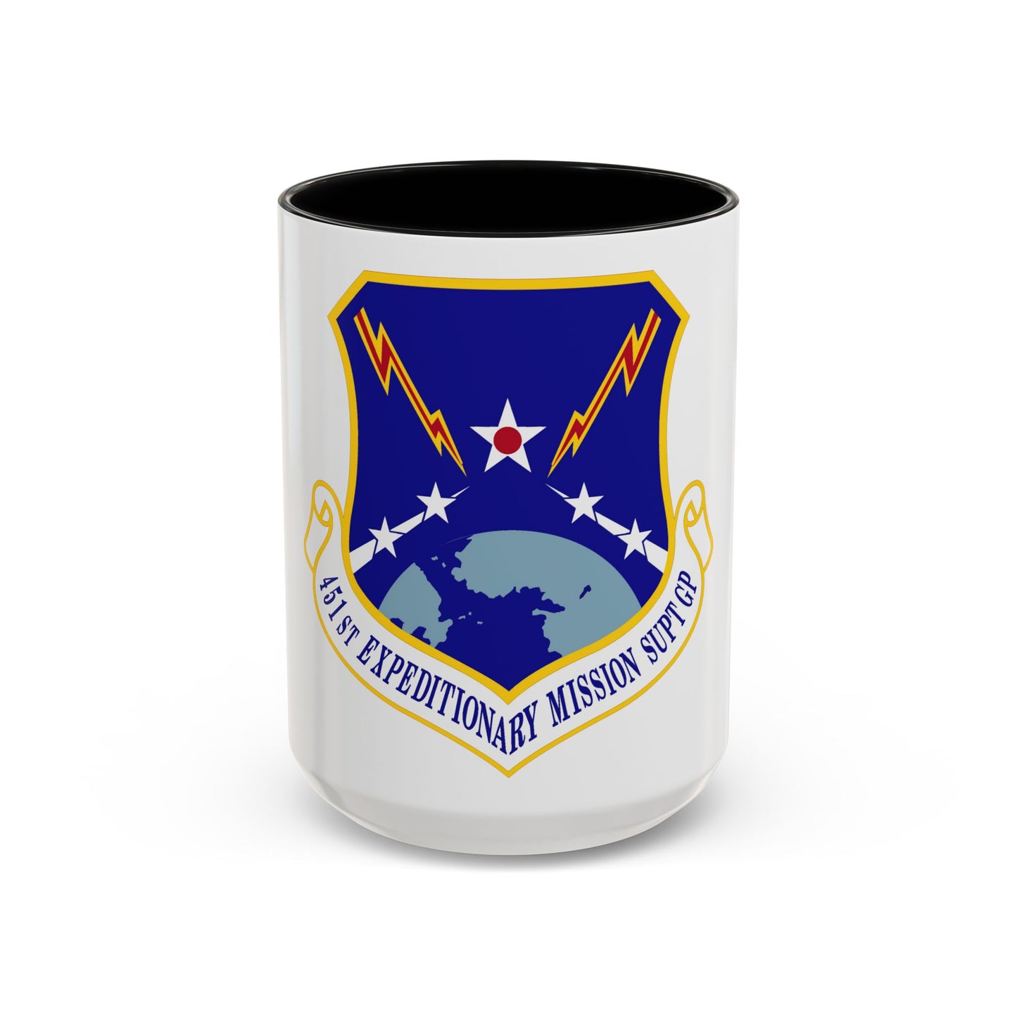 451st Expeditionary Mission Support Group (U.S. Air Force) Accent Coffee Mug