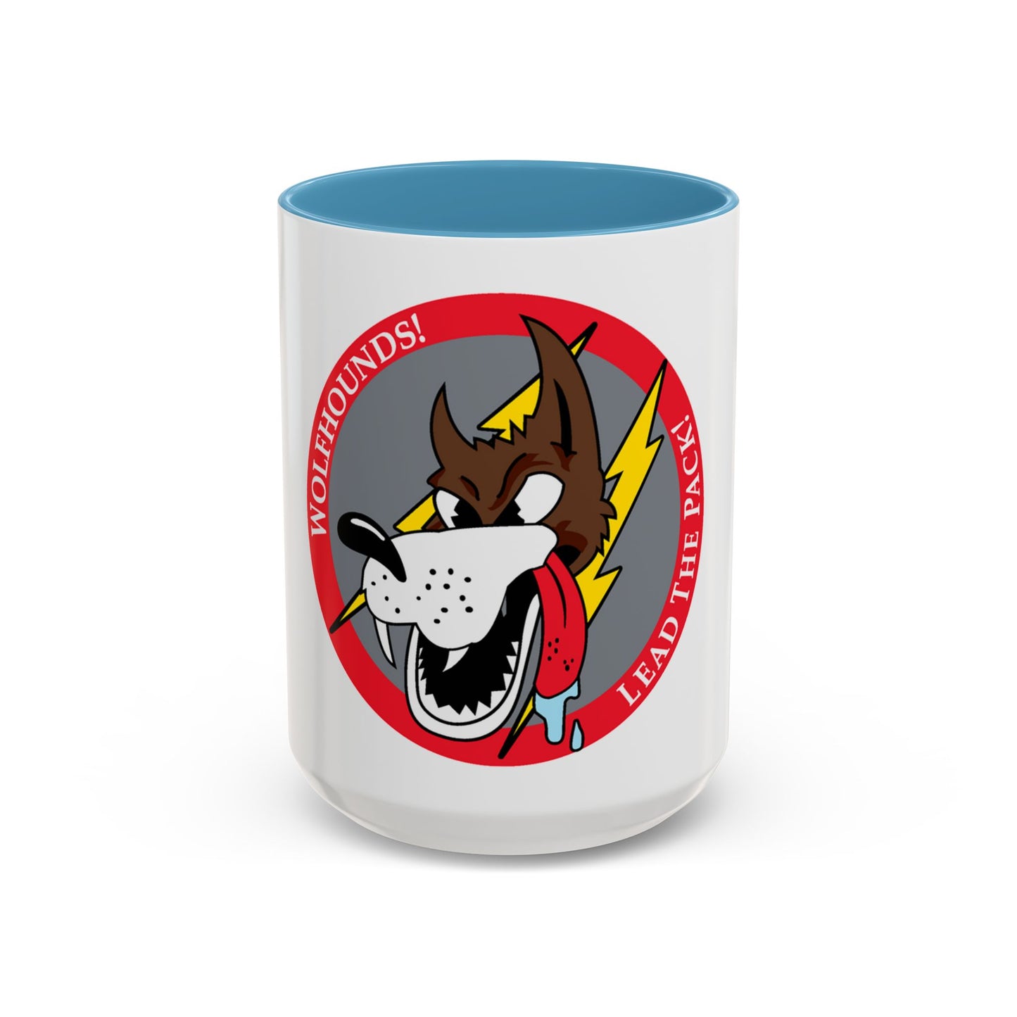 Red Wolfhound Patch (U.S. Air Force) Accent Coffee Mug