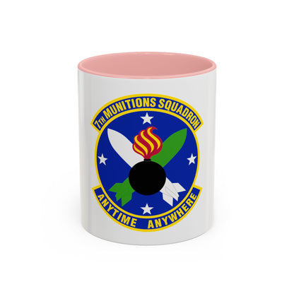 7 Munitions Squadron ACC (U.S. Air Force) Accent Coffee Mug