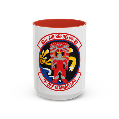 203 Air Refueling Squadron (U.S. Air Force) Accent Coffee Mug