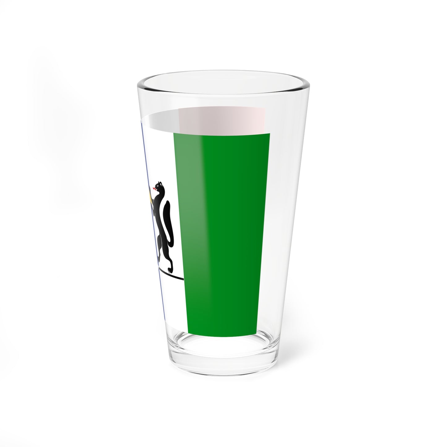 Flag of Novosibirsk Oblast (Russia) Pint Glass 16oz