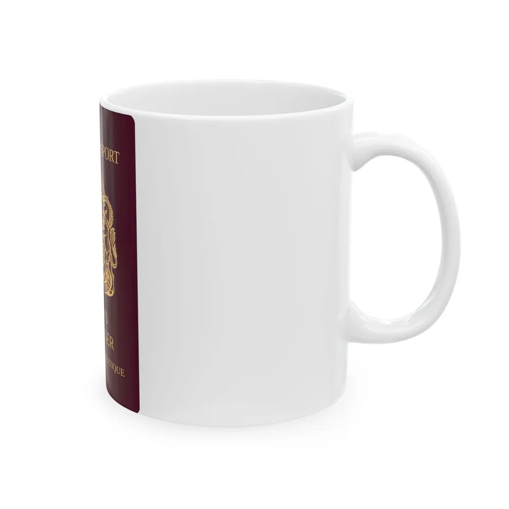 Queen's Messenger Passport - White Coffee Mug-Go Mug Yourself