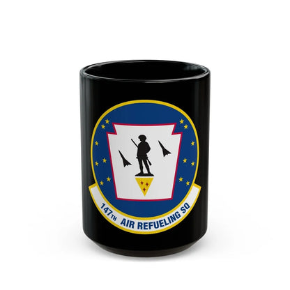 147 Air Refueling Squadron (U.S. Air Force) Black Coffee Mug-15oz-Go Mug Yourself