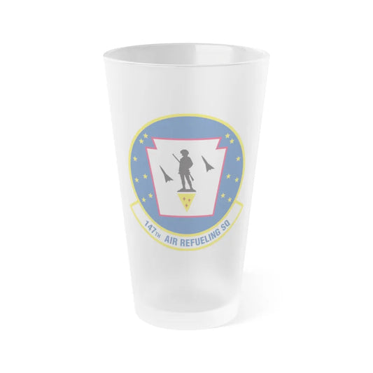 147 Air Refueling Squadron (U.S. Air Force) Frosted Pint Glass 16oz-Go Mug Yourself