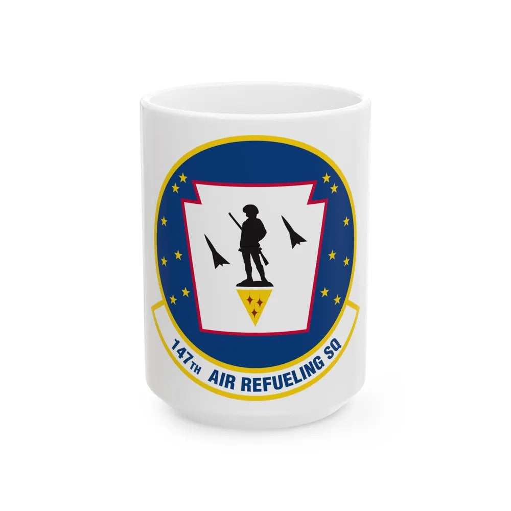 147 Air Refueling Squadron (U.S. Air Force) White Coffee Mug-15oz-Go Mug Yourself