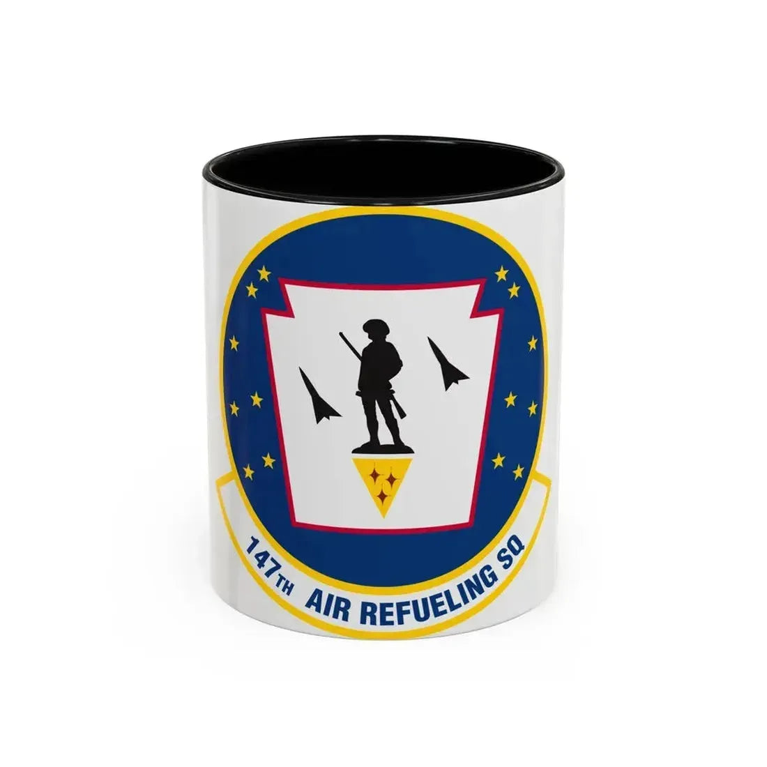 147 Air Refueling Squadron (U.S. Air Force) Accent Coffee Mug 11oz Black - Go Mug Yourself
