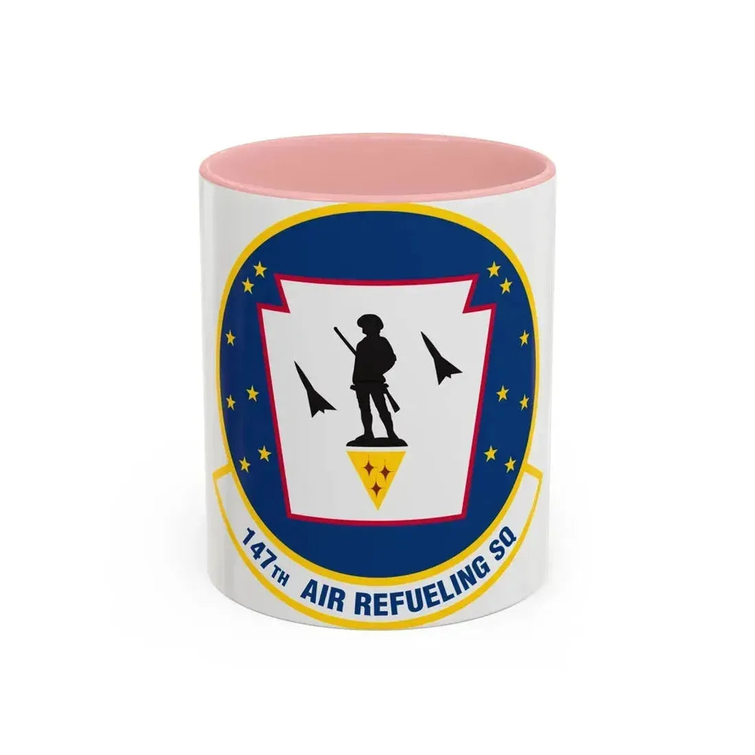 147 Air Refueling Squadron (U.S. Air Force) Accent Coffee Mug 11oz Pink - Go Mug Yourself