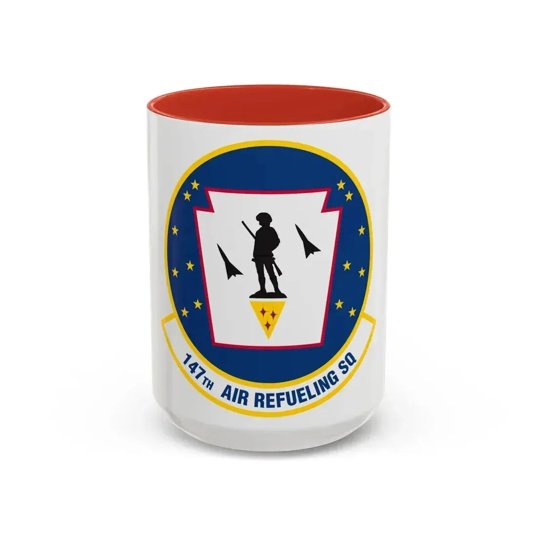 147 Air Refueling Squadron (U.S. Air Force) Accent Coffee Mug 15oz Red - Go Mug Yourself