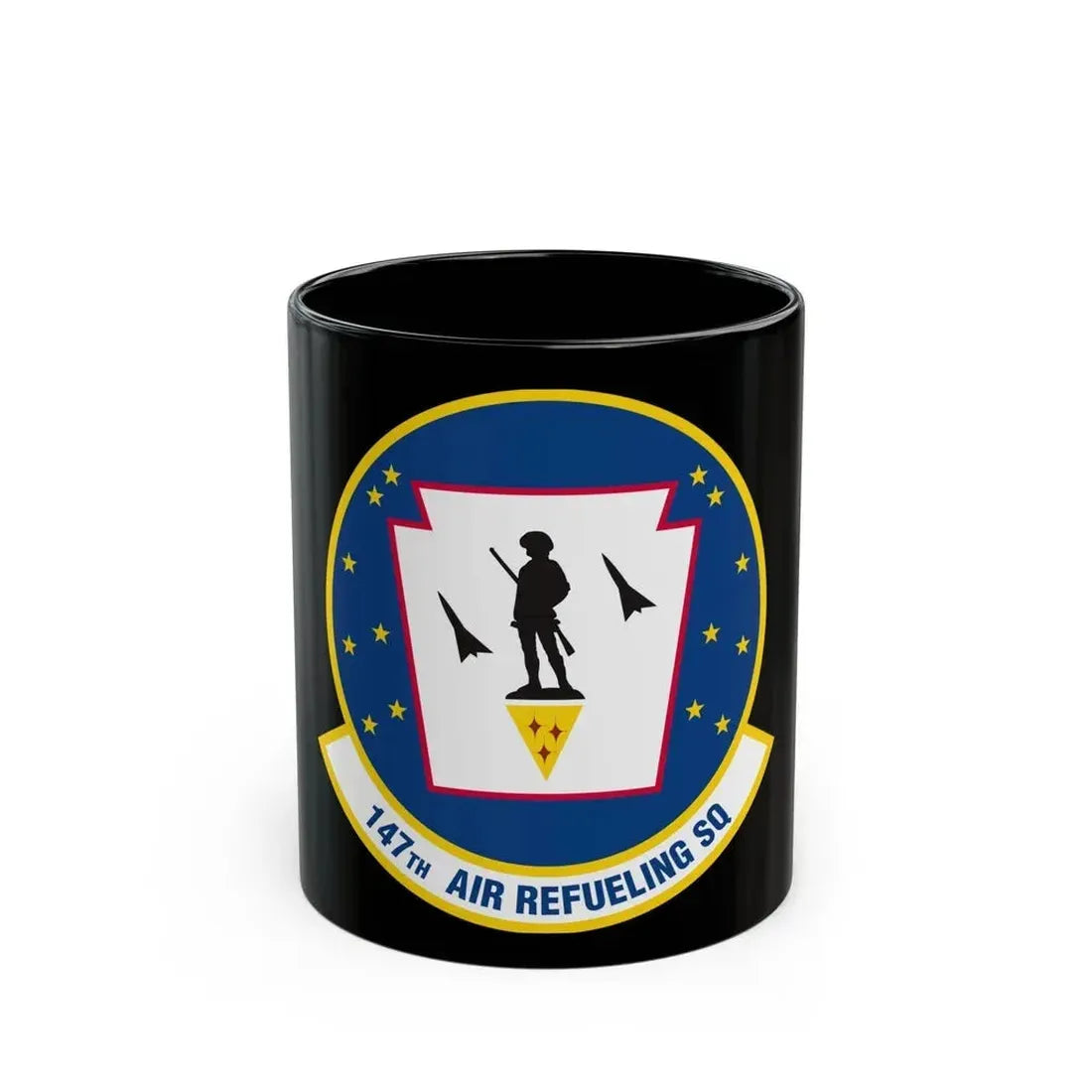 147 Air Refueling Squadron (U.S. Air Force) Black Coffee Mug 11oz - Go Mug Yourself