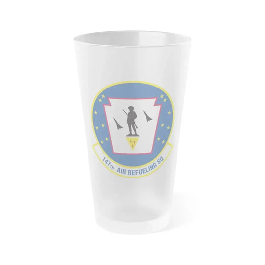 147 Air Refueling Squadron (U.S. Air Force) Frosted Pint Glass 16oz Default Title - Go Mug Yourself