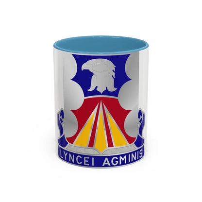 147 Aviation Regiment (U.S. Army) Accent Coffee Mug-11oz-Light Blue-Go Mug Yourself