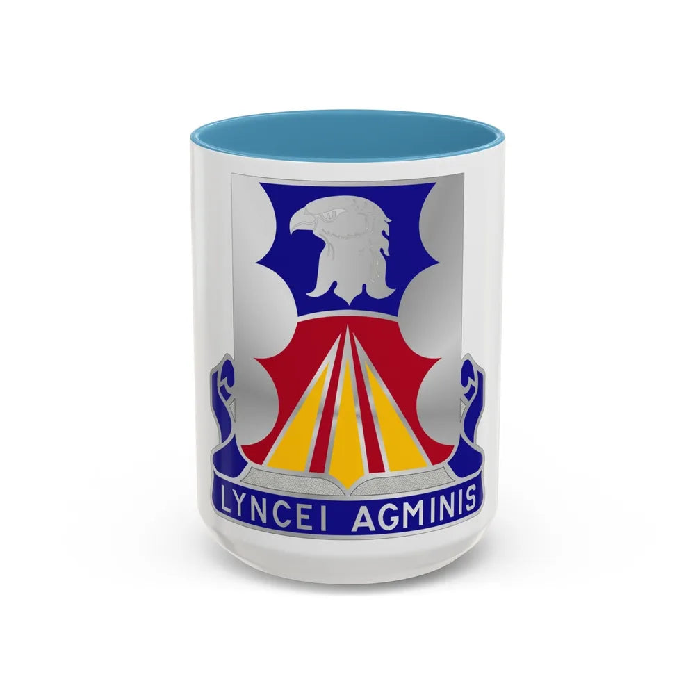 147 Aviation Regiment (U.S. Army) Accent Coffee Mug-15oz-Light Blue-Go Mug Yourself