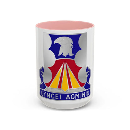 147 Aviation Regiment (U.S. Army) Accent Coffee Mug-15oz-Pink-Go Mug Yourself