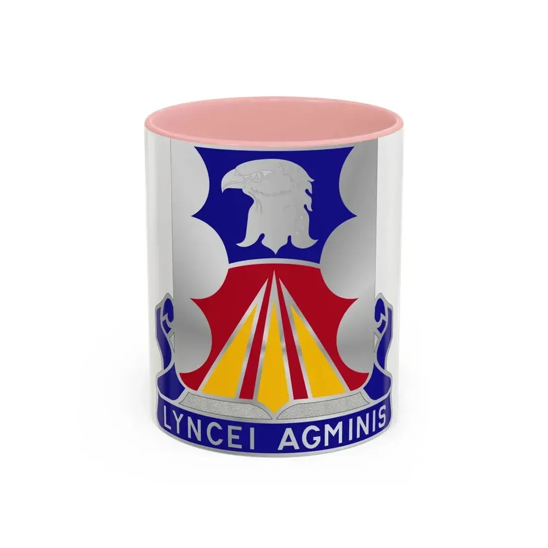 147 Aviation Regiment (U.S. Army) Accent Coffee Mug 11oz Pink - Go Mug Yourself