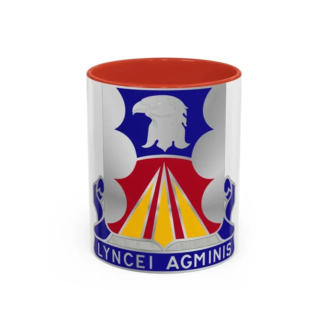 147 Aviation Regiment (U.S. Army) Accent Coffee Mug 11oz Red - Go Mug Yourself