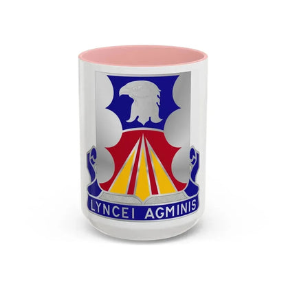 147 Aviation Regiment (U.S. Army) Accent Coffee Mug 15oz Pink - Go Mug Yourself
